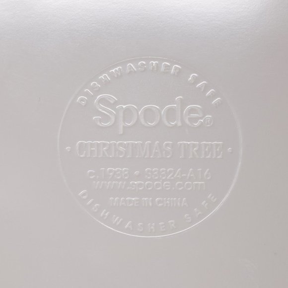 Spode Christmas Tree Platter Round Melamine 14" New Holiday Tray Serving Festive - Picture 7 of 13